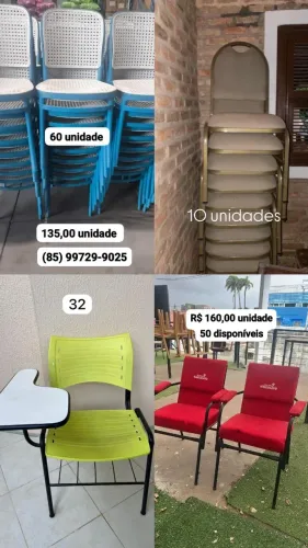 Cadeiras de Jantar e Jardim | Vários modelos (unidades, conjuntos ou lotes)