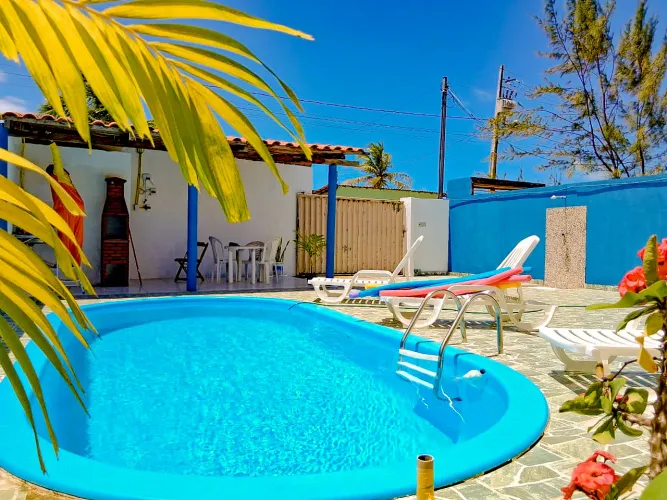 Casa de Praia em Jacumã-PB | Piscina, Churrasqueira e 2 Quartos