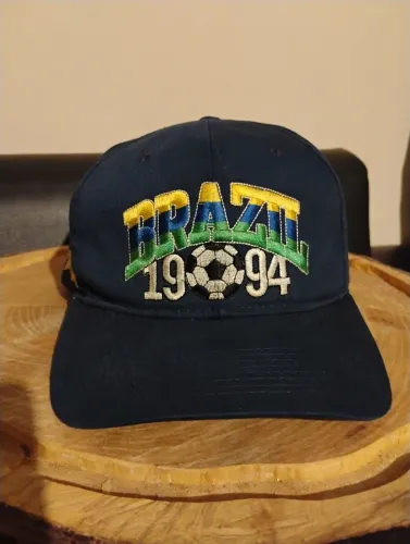 Boné vintage copa do mundo Brasil 1994 anos 90 world Cup usa 94