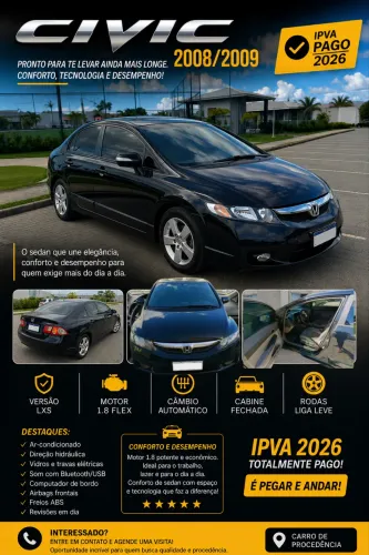 Honda Fit LX 1.4/ 1.4 Flex 8v/16v 5P Mec. 2008