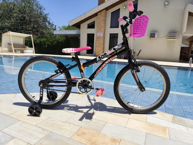 Bicicleta infantil com Rodinhas Houston Nina