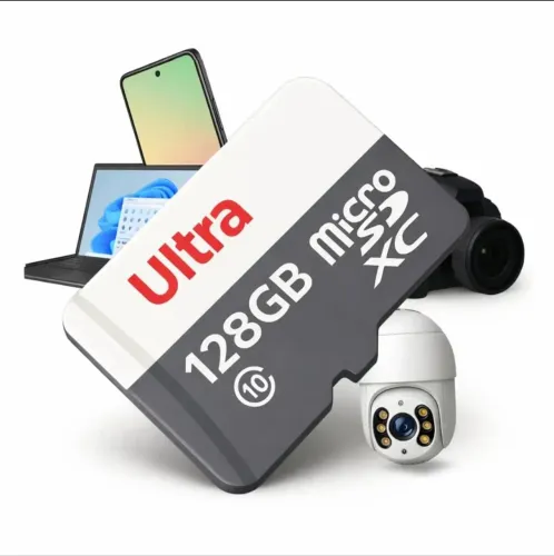 Cartão de Memória Micro SD KATELUO Ultra 128 GB com Adaptador SD