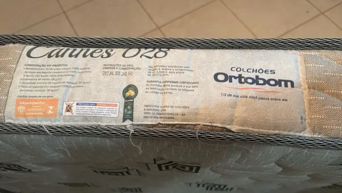 Colchão Ortobom Cannes d28 solteiro