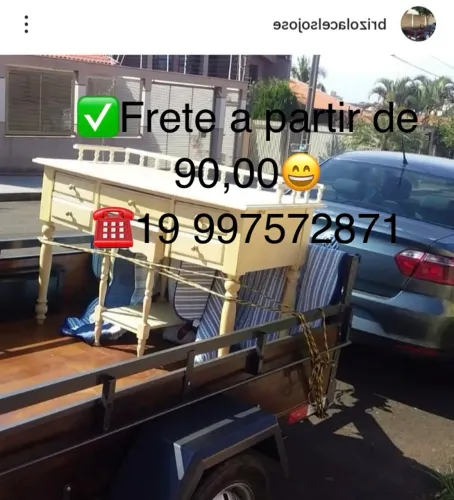 Frete a partir de 90,00 me chama no wats 
