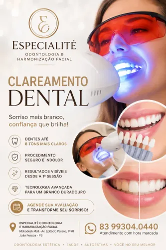 Clareamento Dental Premium | Especialité em João Pessoa