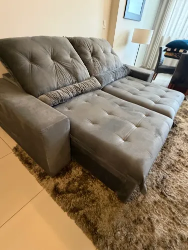 Sofá retrátil 2 lugares