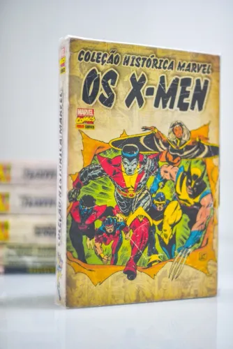 COLEÇÃO HIST. MARVEL ?Os X-Men? V.01-04 & BOX ORIGINAL