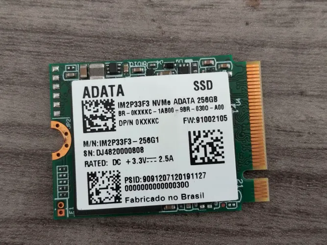SSD NVME 2.2230 256GB USADO