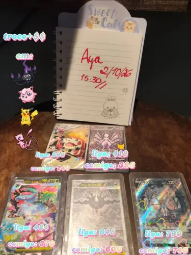 VENDO CARTAS POKÉMON 30 ANOS RARAS