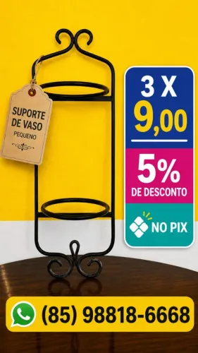 SUPORTE VASO DE PLANTA