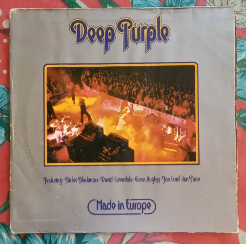 VENDO LP DISCO VINIL DEEP PURPLE MADE IN EUROPE