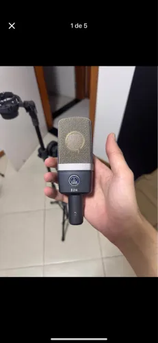 Microfone AKG C214 profissional novinho