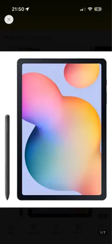 Tablet Samsung Galaxy Tab S6 Lite 