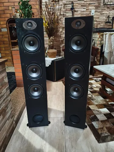 PAR DE CAIXAS POLKAUDIO TSX440T black