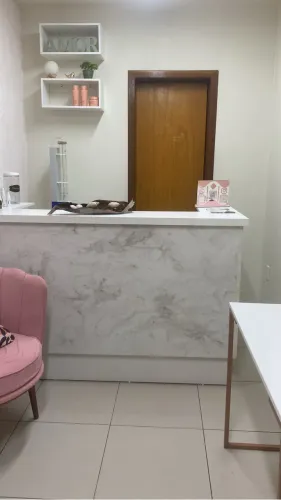 Balcão de recepção