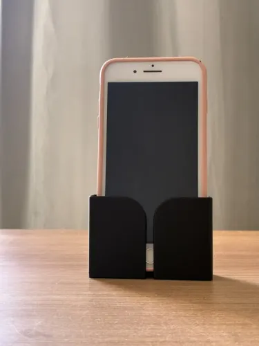 Suporte de Celular de Parede com Entrada para Carregador
