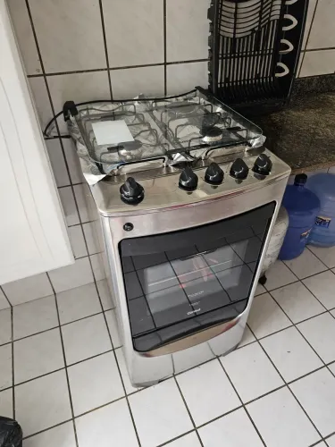 Fogão 4 bocas Consul Inox - Semi novo