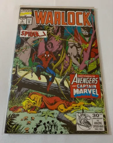Hq Warlock #5 Sept 1992 Marvel Comics estado Near Mint rara importada 