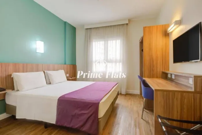 Flat disponível para venda no Transamerica Fit Campinas, com 23m², 1 quarto e 1 vaga