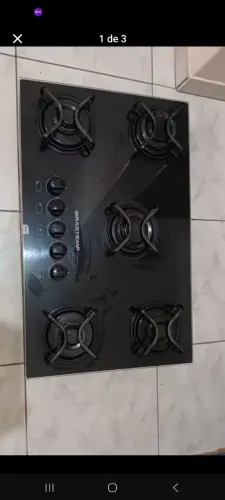 Cooktop 5 bocas brastemp