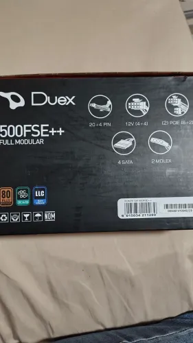 Fonte Computador Duex 500 FSE++ Full Modular