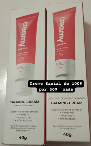 Creme facial creamy skincare