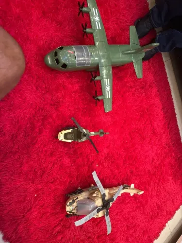Kit militar de brinquedo aéreo