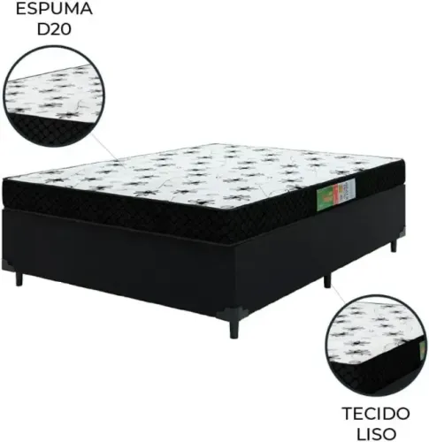 Conjunto Base com Colchão D20 Casal