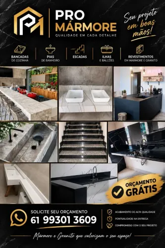 Orçamento Grátis - Pias, Bancadas, Lavatório, Escadas de Granitos sob medida