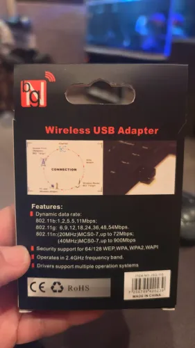 Adaptador wireless Wi-Fi