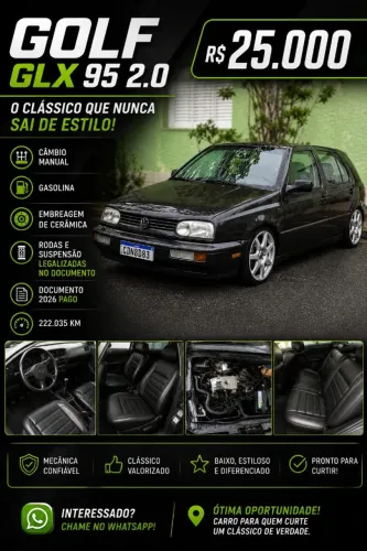 Volkswagen Golf GLX 2.0 4P 1995