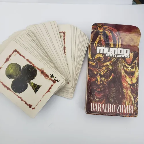 Baralho de Zumbi Edição limitada da Mundo Estranho 