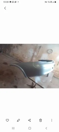 Para choque trazeiro corsa sedan de 2003 a 2012