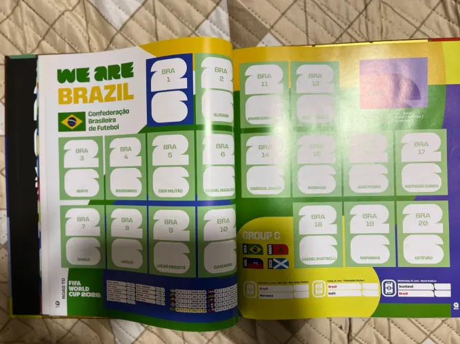 Álbum da copa 2026 Capa dura dourado