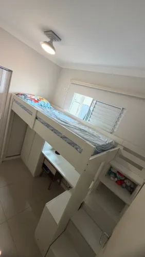 Cama alta office Infantil juvenil