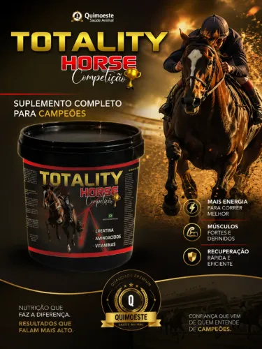? Totality Horse Competição - Suplemento para Cavalos de Alta Performance?