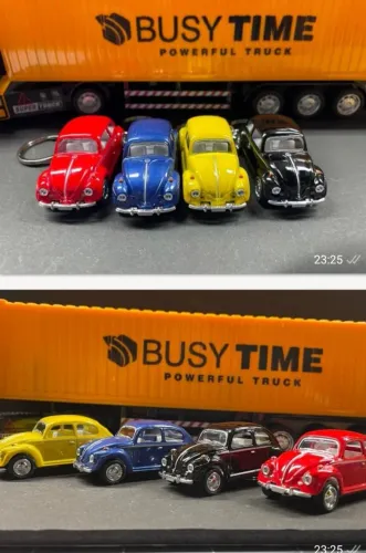 Miniatura de fusca de metal chaveiro 