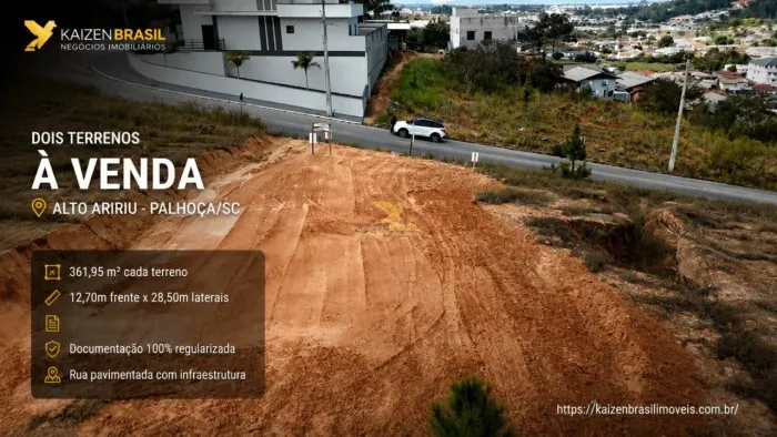 Terreno à Venda no Alto Aririu - Palhoça