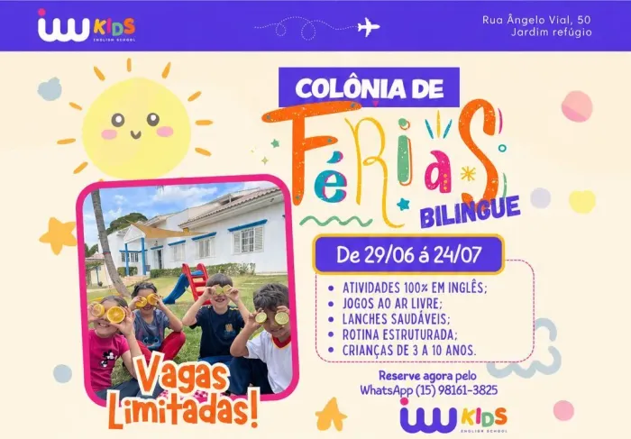 Procurando algum lugar para deixar seus filhos nas ferias