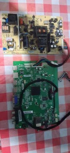 Placa principal mod. GT1326ExE39 p/tv CCE LN39G +placa fonte MP420DCKD HTR