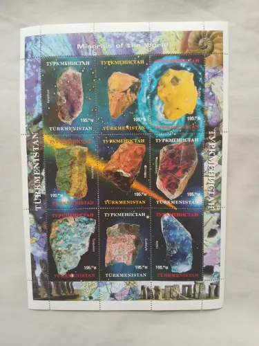 Série de selos Minerais