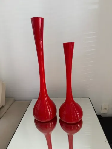 Conjunto vasos decorativos