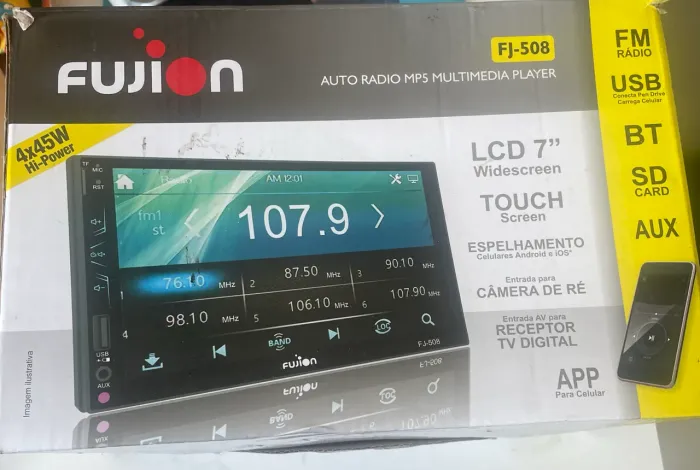 Som Automotivo Falcon Completo | 2 Módulos + Subwoofer + Corneteira