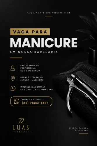 Vaga para manicure