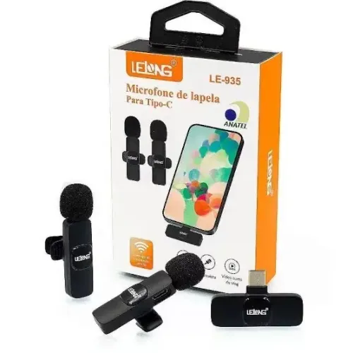 Microfone de lapela tpC