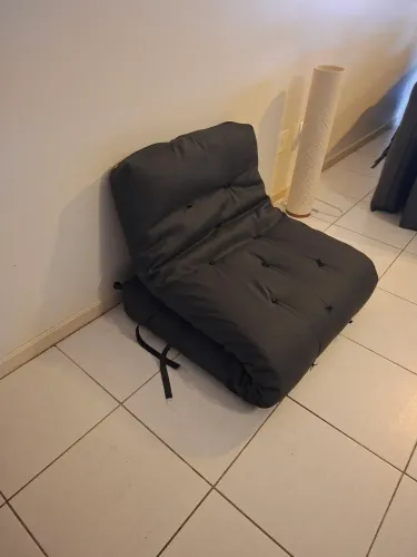 Futon cinza chumbo R9 design