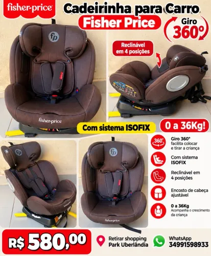 Cadeira Fisher Price Giro 360! 0 a 36Kg
