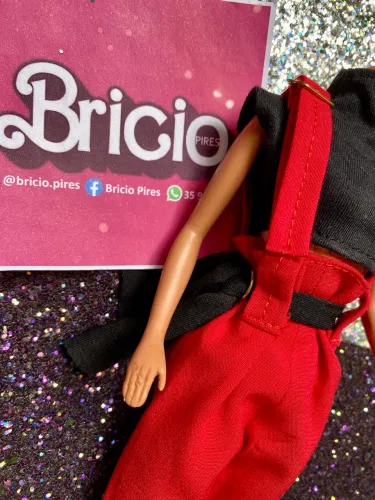 Roupinha para boneca Xuxa xuxinha tamanho Barbie