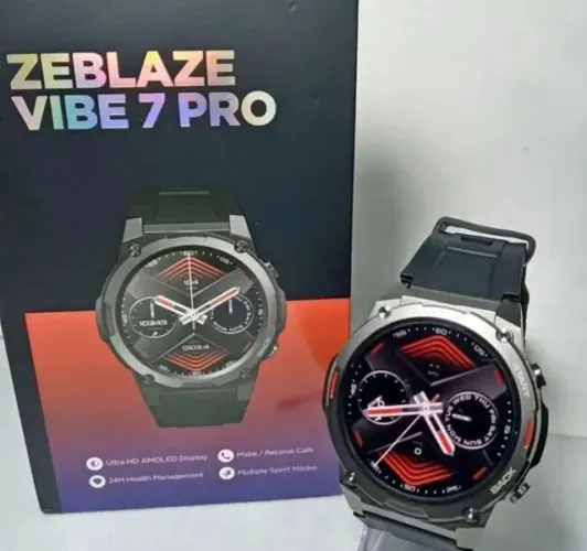 Relógio Inteligente Smartwatch Zeblaze Vibe 7 Pro Tela Amoled, Prova D'água, Novo Na Caixa