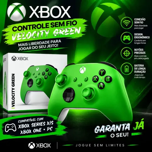 Controle Xbox Séries S/X Velocity Novo
